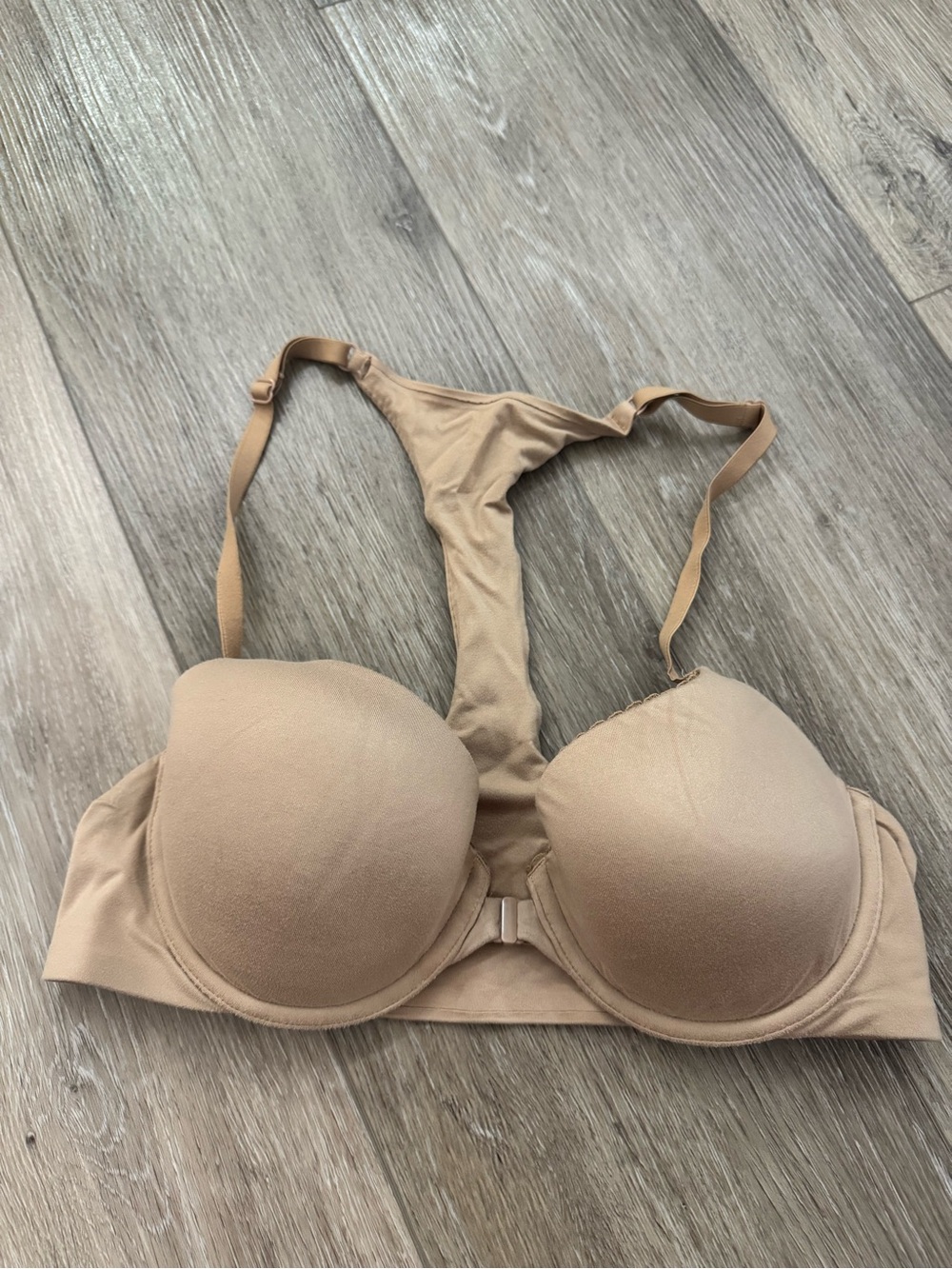 Victoria's Secret Beige Racerback T-Shirt Bra